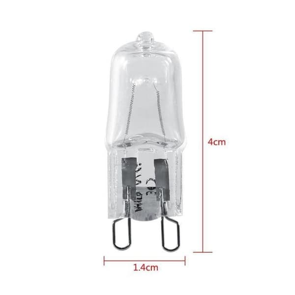 G9 Bulb - Eco-friendly - 10 pcs - 40W - Warm White - Halogen - Indoor
