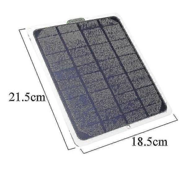 2024 20W 12V Solcellepanel Vedlikeholdslader Batterilader Kit Båt Bobil Bil