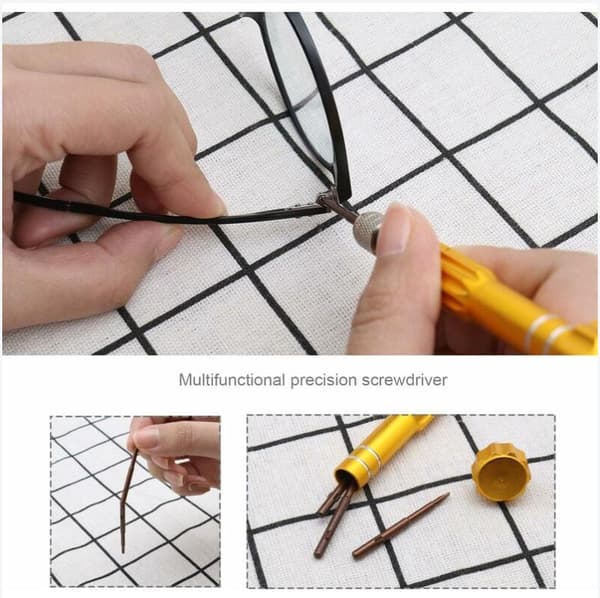 5 i 1 Multifunktionel Mini Magnetisk Lommeskruetrækker