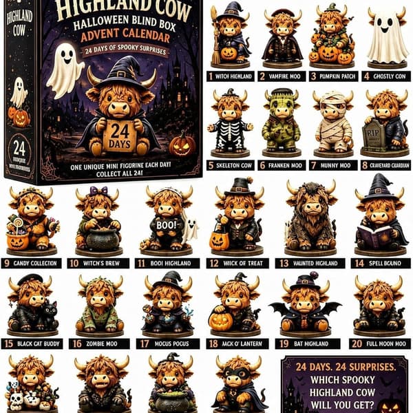Højlandsko Halloween Julekalender