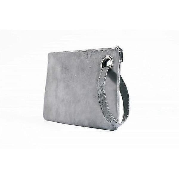 25-26 Dame PU-læder clutch taske - Aftenhåndtaske til kvinder Sort