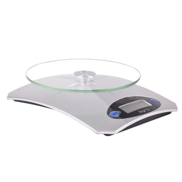 Digital Kitchen Scale 5 kg/1 g, Precise Food Scale with LCD Screen, Perfect for Cooking and Baking