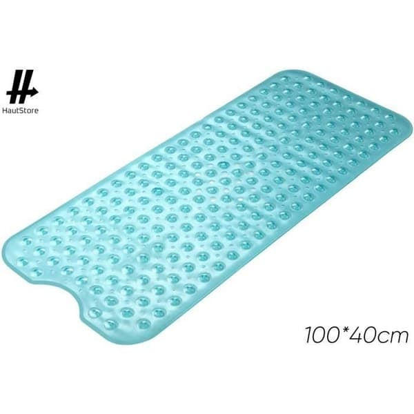 Sklisikker baderomsmatte, sklisikker matte for badekar og dusjer, perfekt for barn, 100*40cm