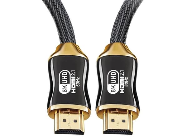 1,5 m HDMI 2.1 -kaapeli - Ultra HD 8K - Kullattu