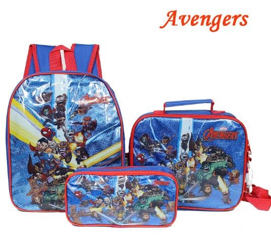 Backpack School Bag 3 Pack Birthday Gift Blue