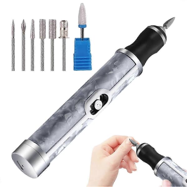 Electric Nail Grinder Compatible with Thick Toenails Cordless Rechargeable File with Quiet Motor
