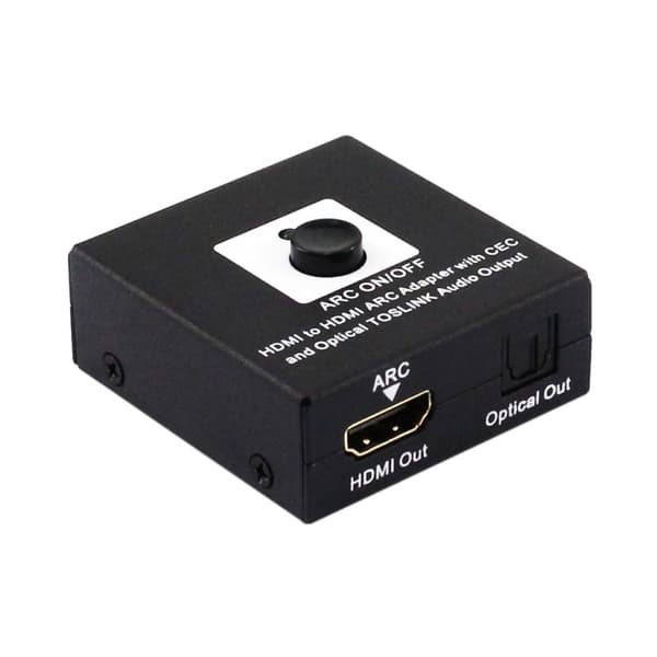 4K HDMI to HDMI ARC Audio Extractor Adapter with CEC Support, Compatible with TV, Soundbar and Amplifier
