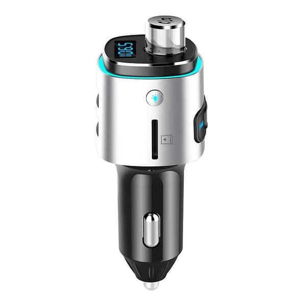 Multifunktionel Bluetooth 5.0 Håndfri FM-sender MP3-afspiller til bil