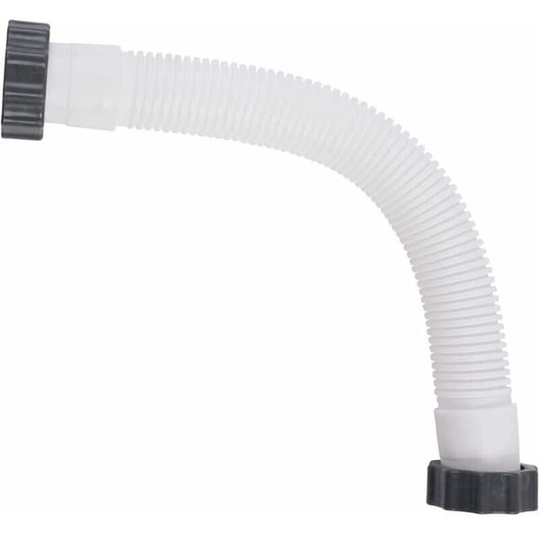 Ersättningsslang för poolfilter. Poolpumpslang. Sugslang, vit, 40,6 cm