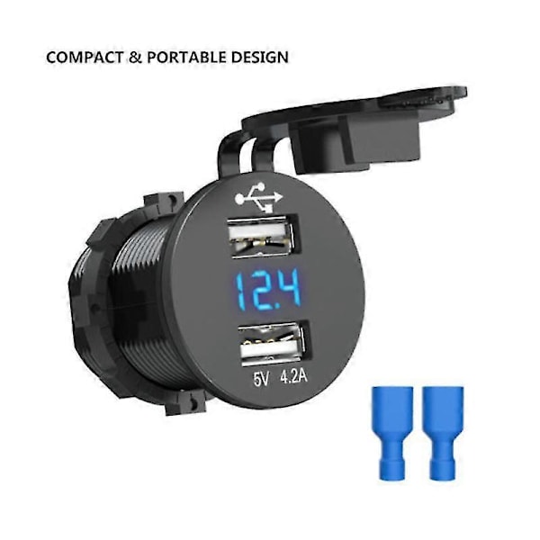 Abs USB-laddare för bil-c