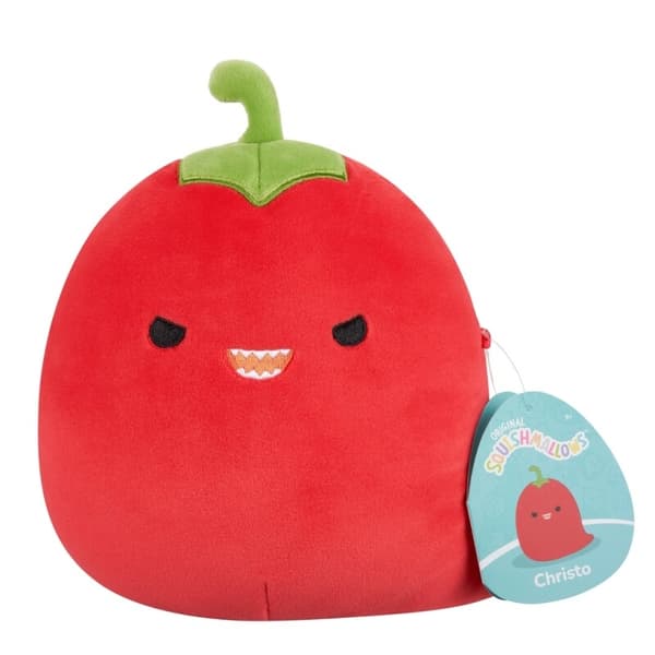 Squishmallows 19cm P22 Christo Rød Chilipeber
