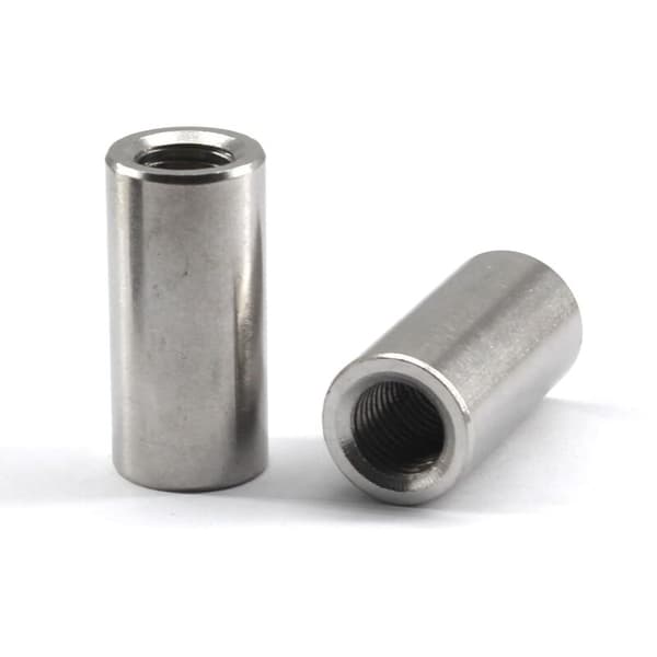 (10-pack) M10 16x30mm 304 Rostfritt Stål Runda Muttrar Lång Skaft Hylsmuttrar