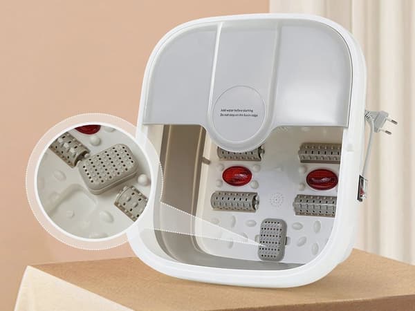 Foot massage tub - With bubbles and heat