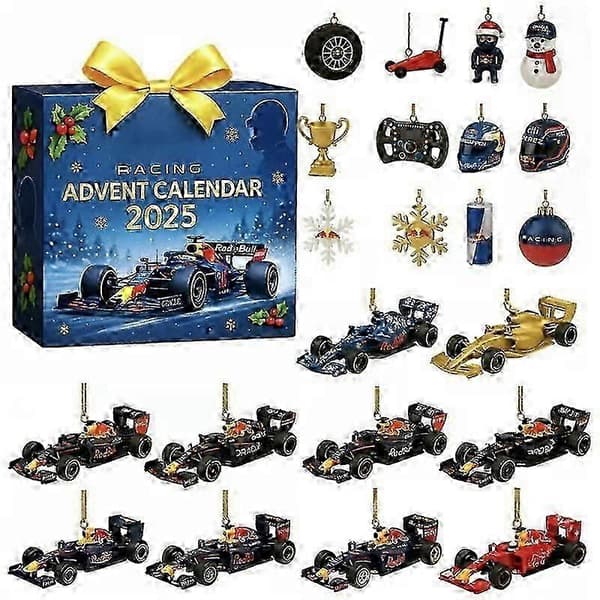 F1 Adventskalender Julegave Racing-tema Blindboks