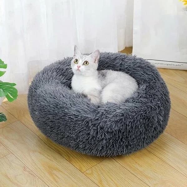 Katteseng / Hundeseng - Soveplads til katte og hunde - Sort