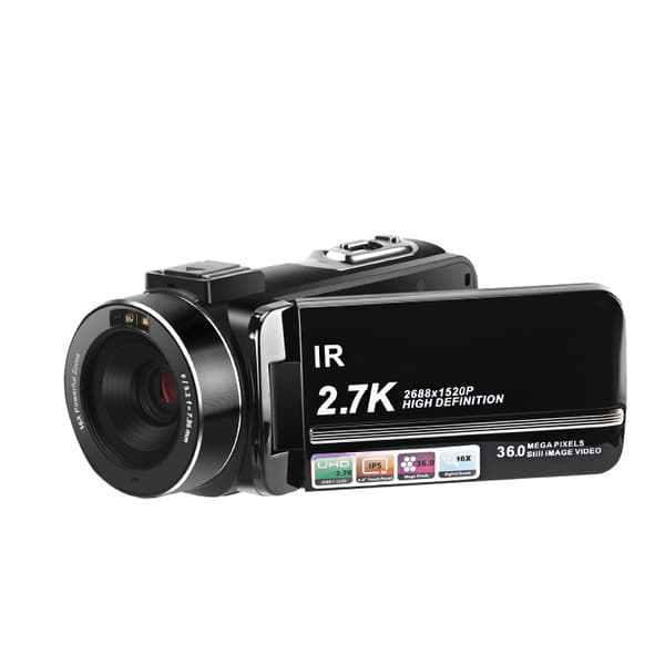 Videokamera 2,7K/36MP/16x zoom/IR nattsyn