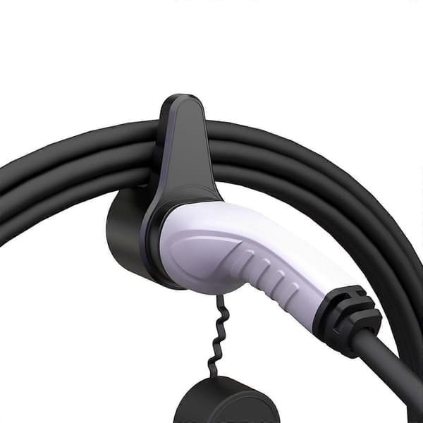 Nem installation af elektrisk køretøjs ladekabel organizer biloplader krog