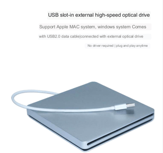Macbook Pro Air Mac Pc Laptop Usb Interface Ekstern Slot In Cd/dvd Optisk Drev