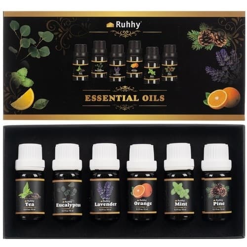 6-pak - Duftolie / Æterisk Olie - Parfumeolie til aromalamper