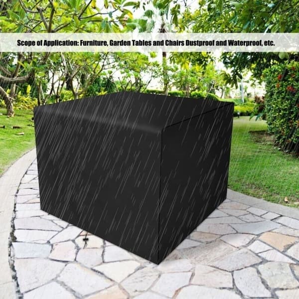 Holdbart 210D udendørs møbelovertræk, 100x90x80cm