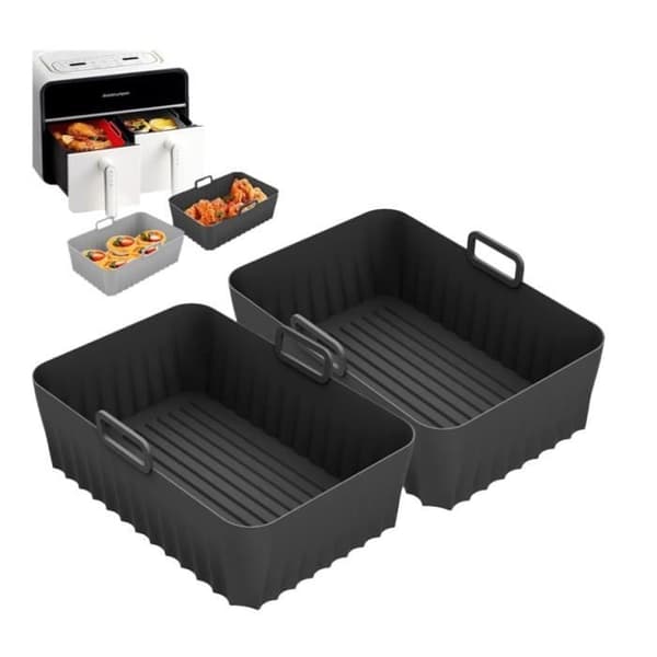 Pakke Airfryer-form til 9,5 l, Airfryer-tilbehør, Silikoneform til Airfryer til Instant Pot