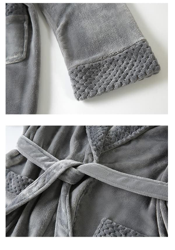 pyjamas høst- og vinterpyjamas fortykket og forlenget yukata badekåpe