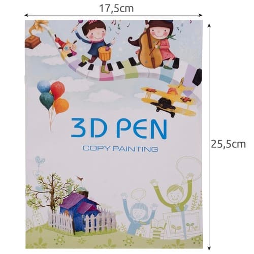 Bok med maler for 3D-penn