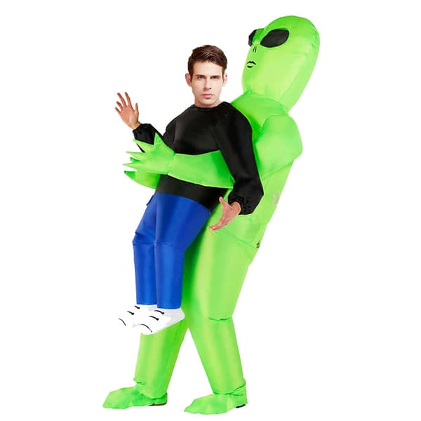 Alien-ilmapuku Halloween-cosplaylle