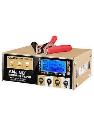Billader 12v 24v automatisk elektrisk billader smart pulsreparasjon