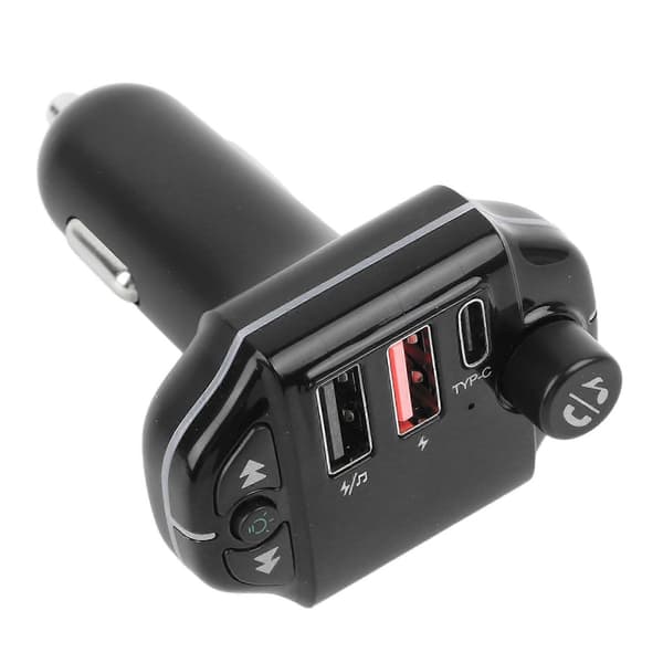 3.1a dobbel USB billader med Bluetooth FM-sender