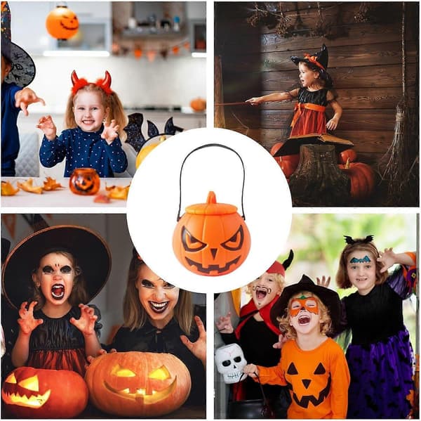 Halloween Græskar Slikspand, Jack O' Lantern Slikholder, Græskar