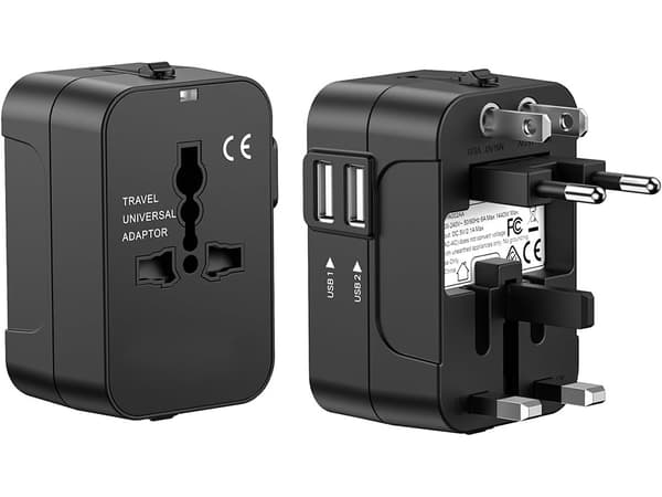 EU/US/UK/AU Rejseadapter / Vægadapter - Rejse