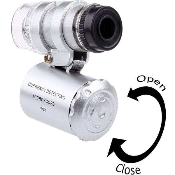 AIMOONSA 60X Mini UV LED Lup til Juvelerer