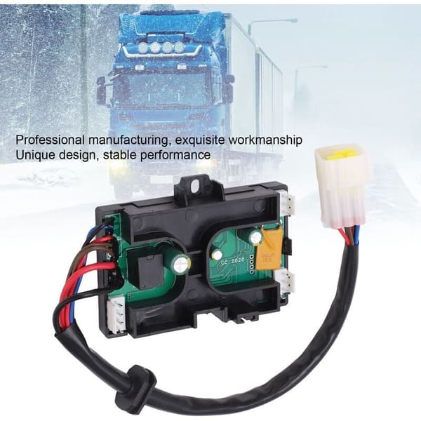 Bilvarmer kontrollpanel. 12V. 5kW LCD fjernkontrollpanel for dieselmotorer.