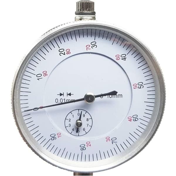 Profesjonell sentesimal komparator. 0,01 mm oppløsning for magnetisk base. 0-10 mm