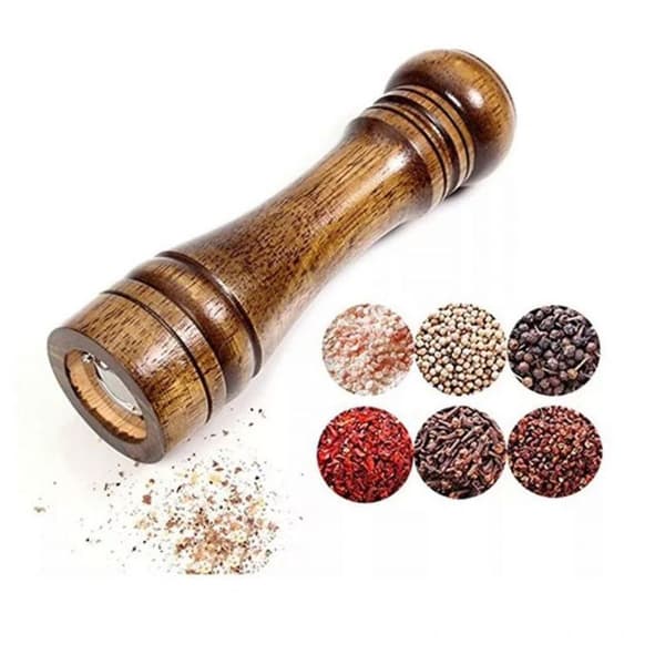 Pepper- eller saltkvern i tre