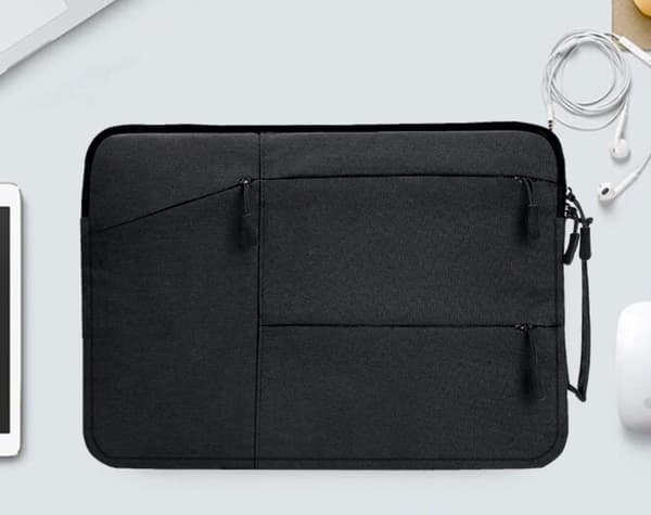 Sort laptop sleeve 15 tommer