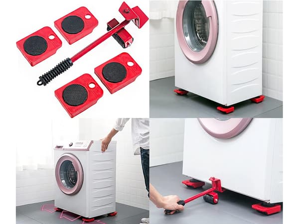 Furniture Lift 150 kg - Lifting Set with 4 Rollers
