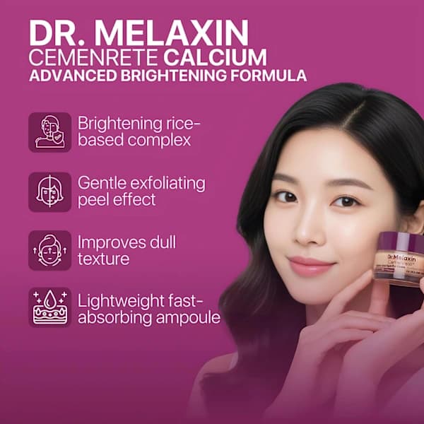 [2F]Dr. Melaxin Cemenrete Kalcium-infunderad ögonkräm – Riktar in sig på mörka fläckar, formulerad med hydrolyserat elastin och adenosin