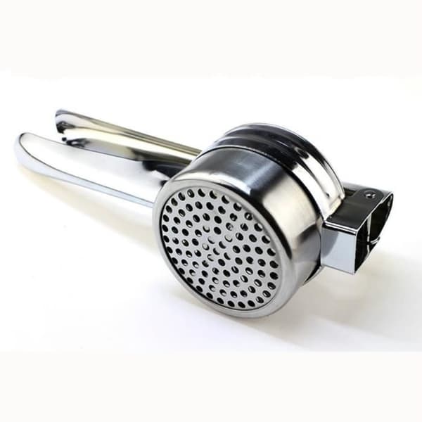 (As Shown) Stainless Steel Potato Masher, Vegetable Press with 3 Interchangeable Discs, Large Capacity Potato Grinder
