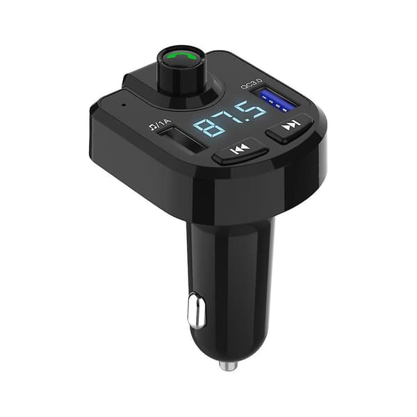 Bil Mp3-spiller Bil Bluetooth Handsfree Qc Hurtiglading Billader