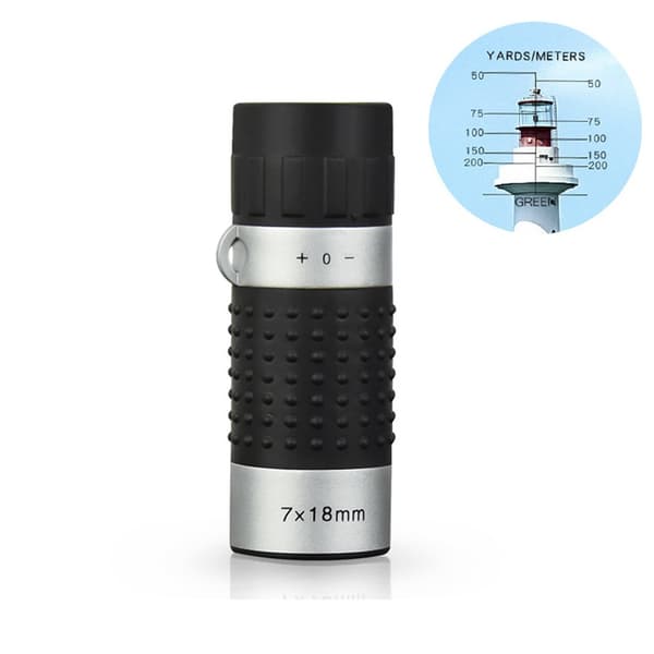 7x18 Golf Rangefinder Monocular Telescope - Compact and Portable