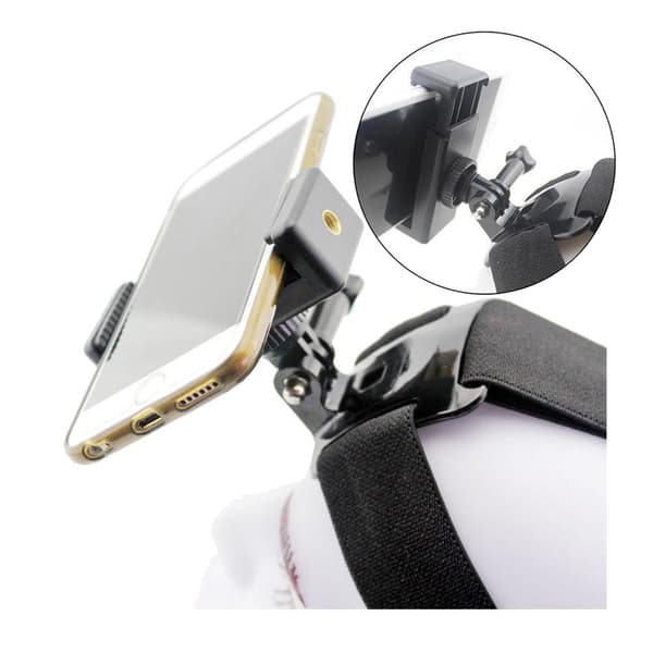 Headband for GoPro camera and mobile