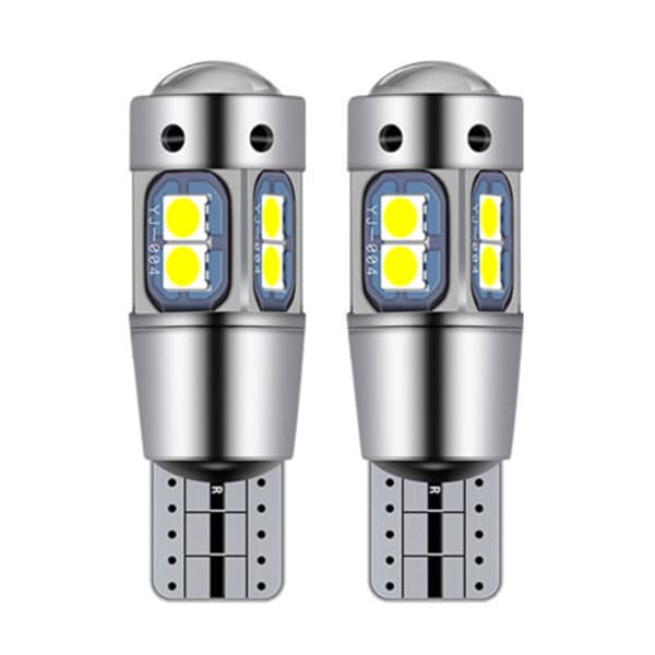 Bil LED-lys bredde lys T10-3030-10 lysbælte 1 par