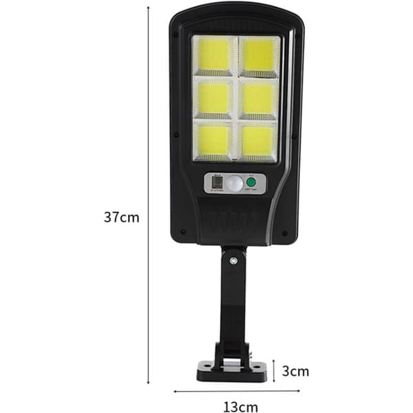 Vanntette LED-solcellegatelys med bevegelsessensor for hage, uteplass, sti, gårdsplass