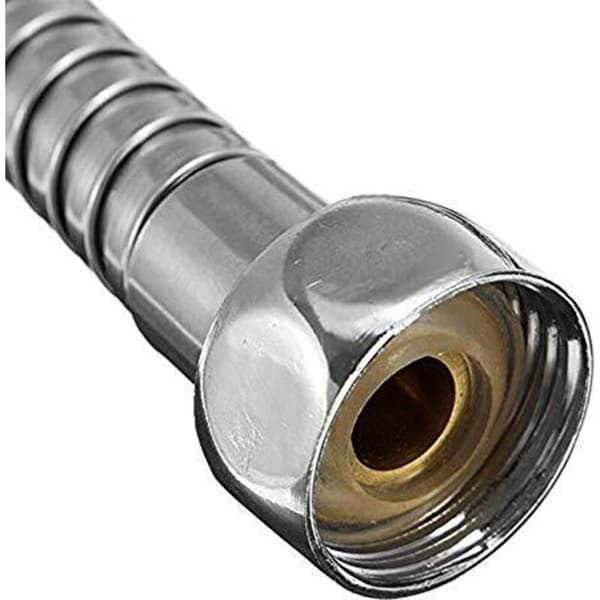 Fleksibel bruseslange til hjemmet, ekstra lang bruseslange 118 tommer (3 meter). Rustfrit stål