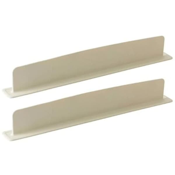 2-pack diskbänksavloppsskydd. 19x2x3 tum vattentätt mjukt silikonskydd