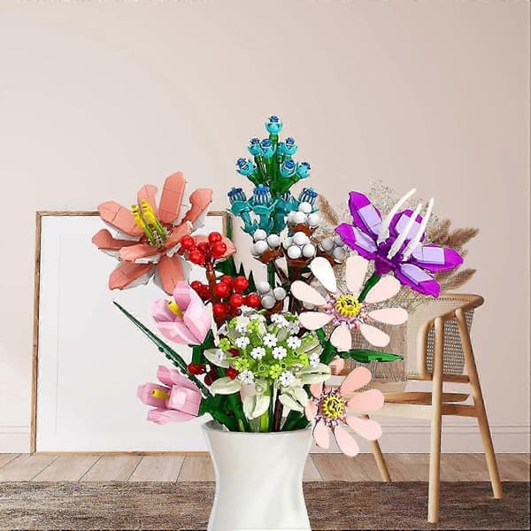 Blomsterbuket Klodser Julekalender, Jul 24 Dages Solsikkebuket Blind Box