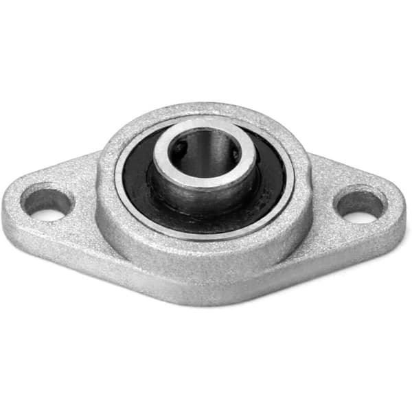 6 stk. KFL08 Flangekuglelejer. 8 mm lejehus. Zinklegering. Til 3D-printere