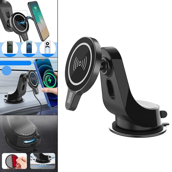 15W Magnetisk Trådløs Billaderholder for iPhone 12-serien